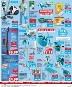 Swiffer Bodentücher mit Duft, zur trockenen Reinigung je 72-St.-Packg. - gültig ab dem 28.08.2025 | Seite: 19 | Produkte: Trockner, Staubsauger, Duft, Reinigungstücher