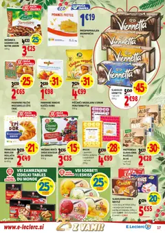 E.leclerc katalog akcije – veljaven od 10.12.2025 | Stran: 17 | Izdelki: Rogljički, Sladoled, Sadje