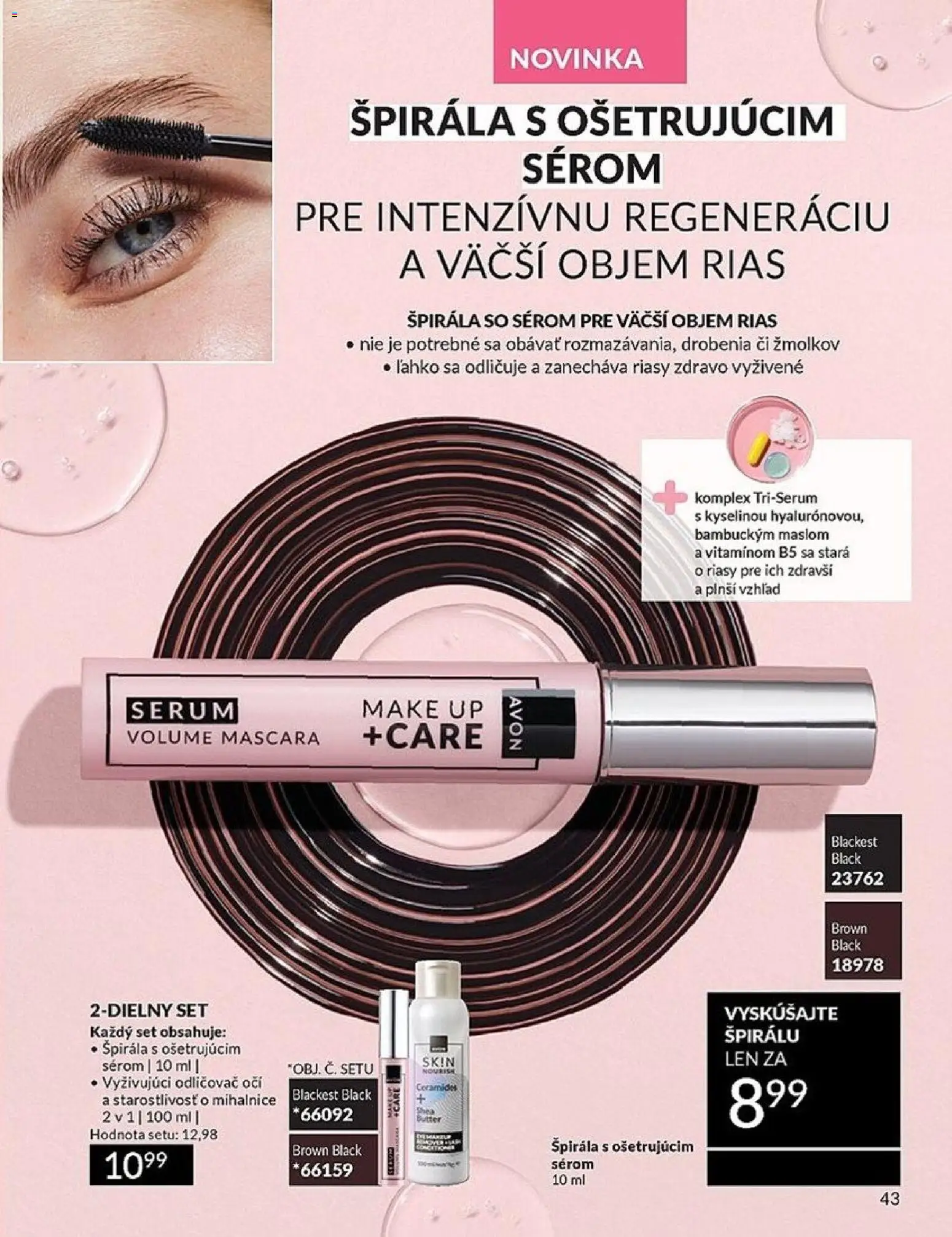 Nové Avon akcie – leták je platný od 01.03.2026 | Strana: 43 | Produkty: Make up, Odličovač, Odličovač očí