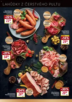 Náhled letáku Billa leták - Premium od 22.10.2025 | Strana: 5 | Produkty: Šunka, Hovězí šunka, Klobása, Slanina