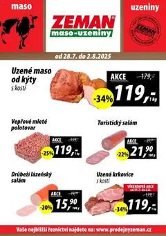 Náhled letáku Prodejny Zeman leták - Plzeň od 28.07.2025