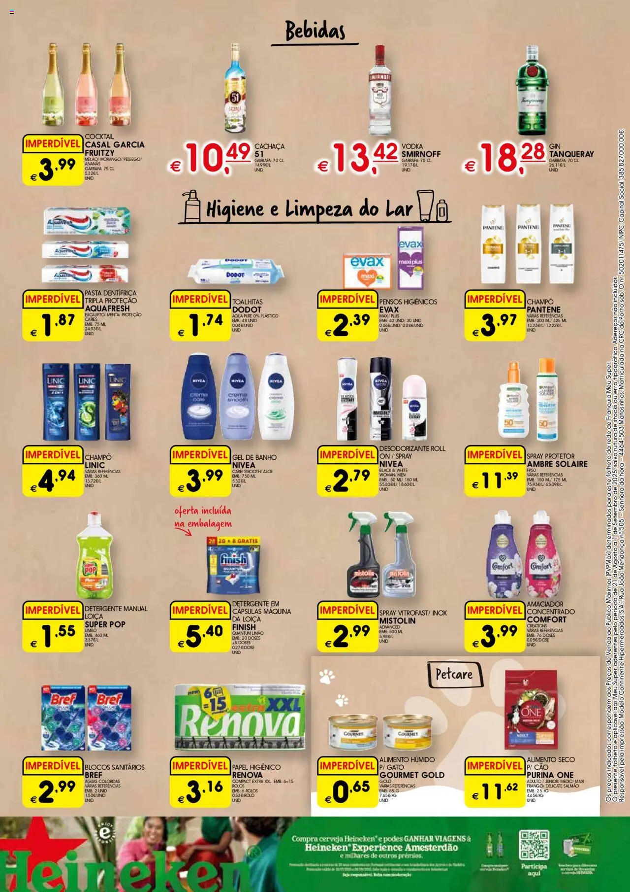 Meu Super folheto Madeira │ válido de 21.08.2025 | Página: 4 | Produtos: Desodorizante, Detergente, Salmão, Banho