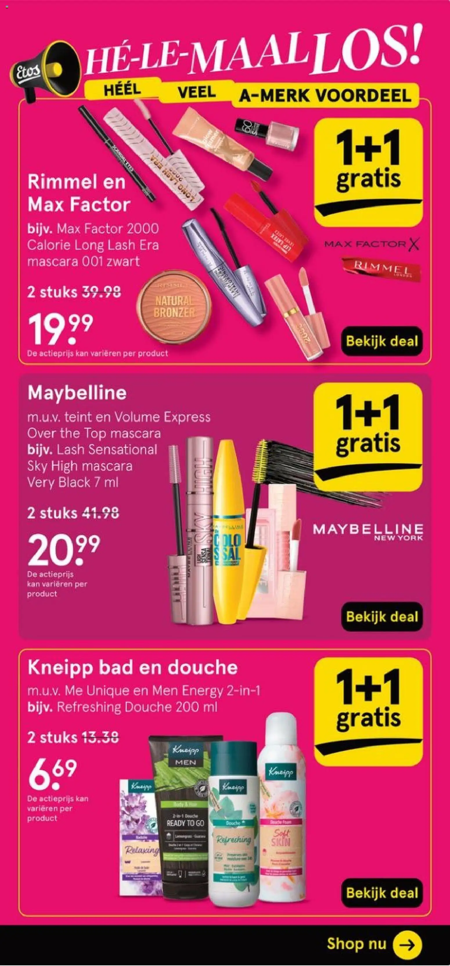 {H1} | Pagina: 5 | Producten: Kan, Bad, Douche, Mascara