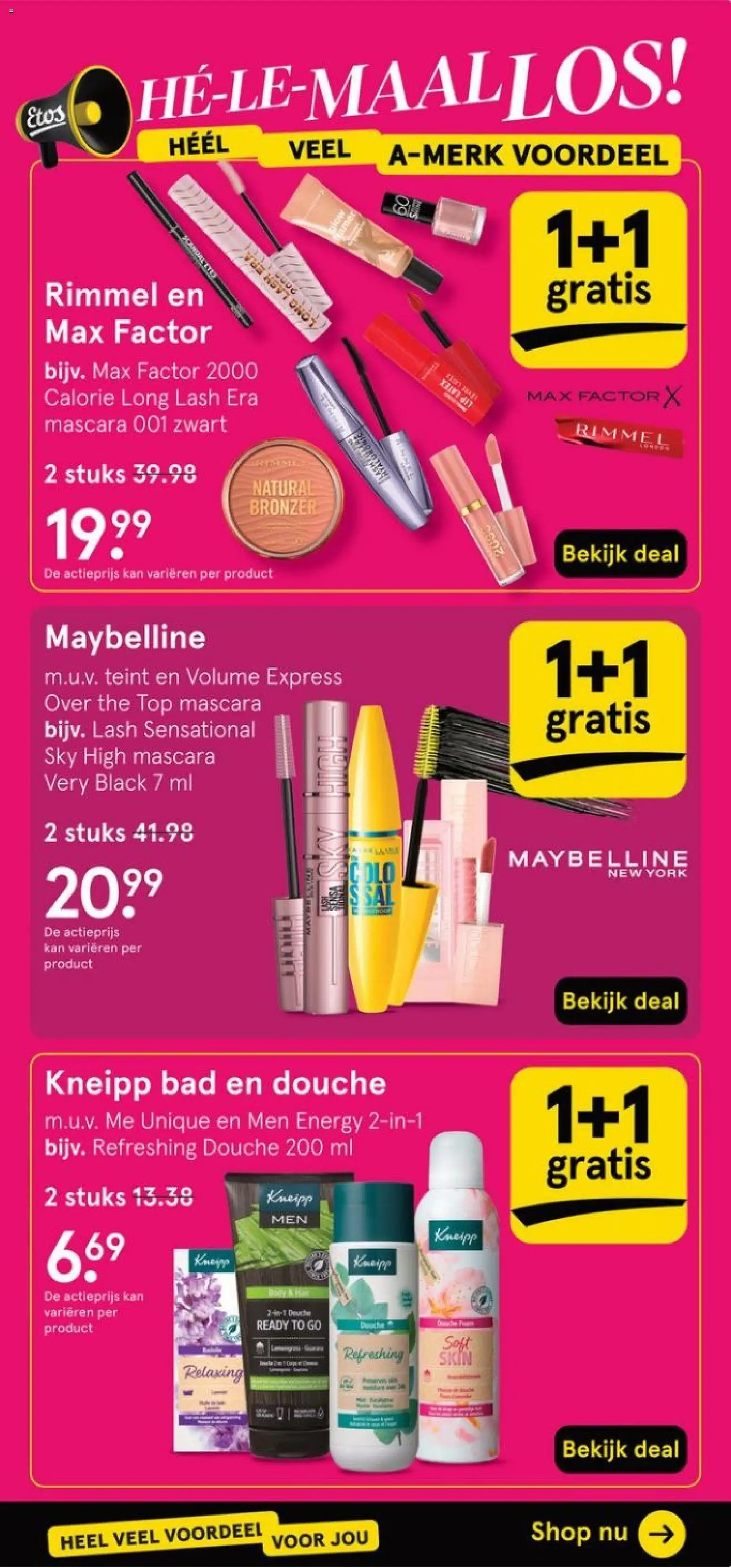 {H1} | Pagina: 5 | Producten: Kan, Bad, Douche, Mascara