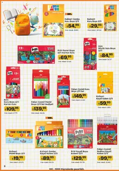 Migros Katalog - Migroskop - 11.09.2025 tarihinden itibaren geçerlidir | Sayfa: 8 | Ürünler: Kutu, Keçeli kalem, Pastel boya