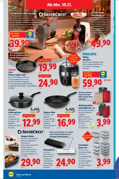 Lidl Aktionen ab 06.11.2025 gültig | Seite: 26 | Produkte: Entsafter, Saft, Wasser, Herd