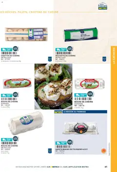 METRO - Prévisualisation de BÛCHE DE CHÈVRE, la bûche 1kg valide à partir de 24.04.2025 | Page: 61 | Produits: Fromage, Livre