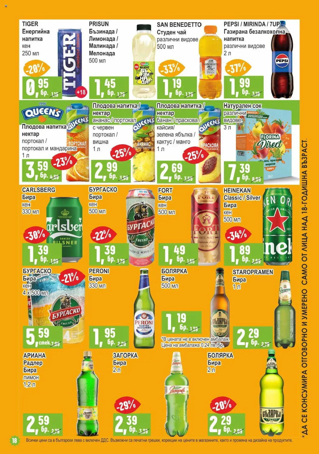  | Страница: 18 | Продукти: Праскова, Ананас, Напитка, Плодова напитка