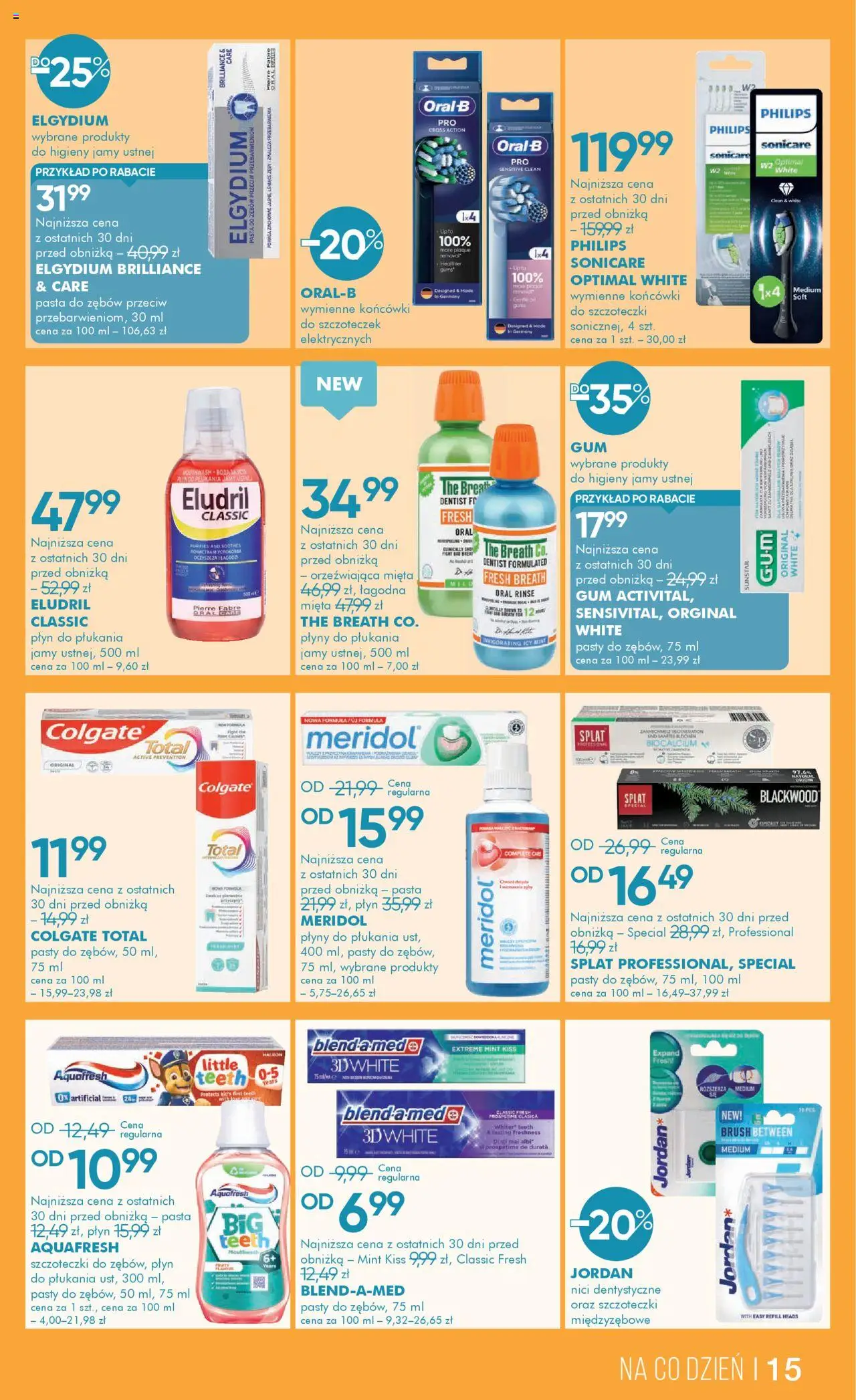 Super-pharm Gazetka od 22.08.2025 | Strona: 15 | Produkty: Mięta, Pasta do zębów
