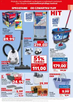 Kaufland gazetka - Mega okazje od 11.09.2025 | Strona: 13 | Produkty: Karta, Suszarka, Odkurzacz, Wycieraczka