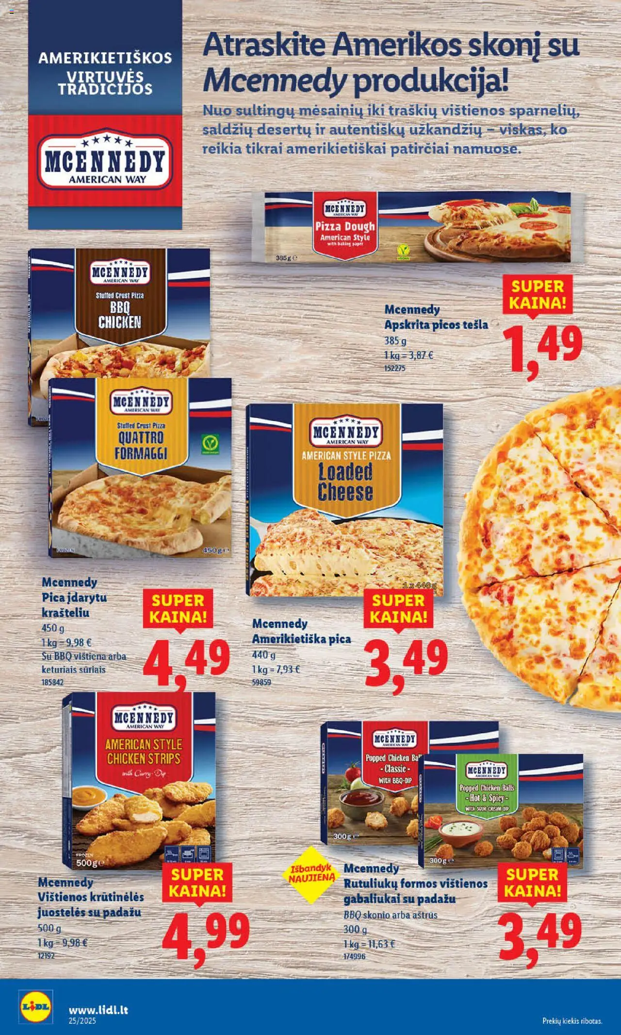 LIDL leidinys│galioja nuo 16.06.2025 | Puslapis: 10 | Prekių: Vištienos, Pica, Vištiena
