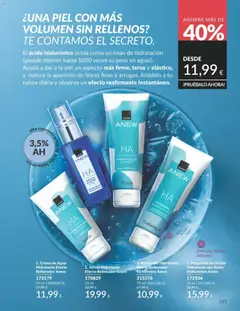 Vista previa Sérum Hidratante Efecto Rellenador Anew, 30 ml Sérum Hidratante Efecto Rellenador válido desde el 01.01.2026 | Página: 115