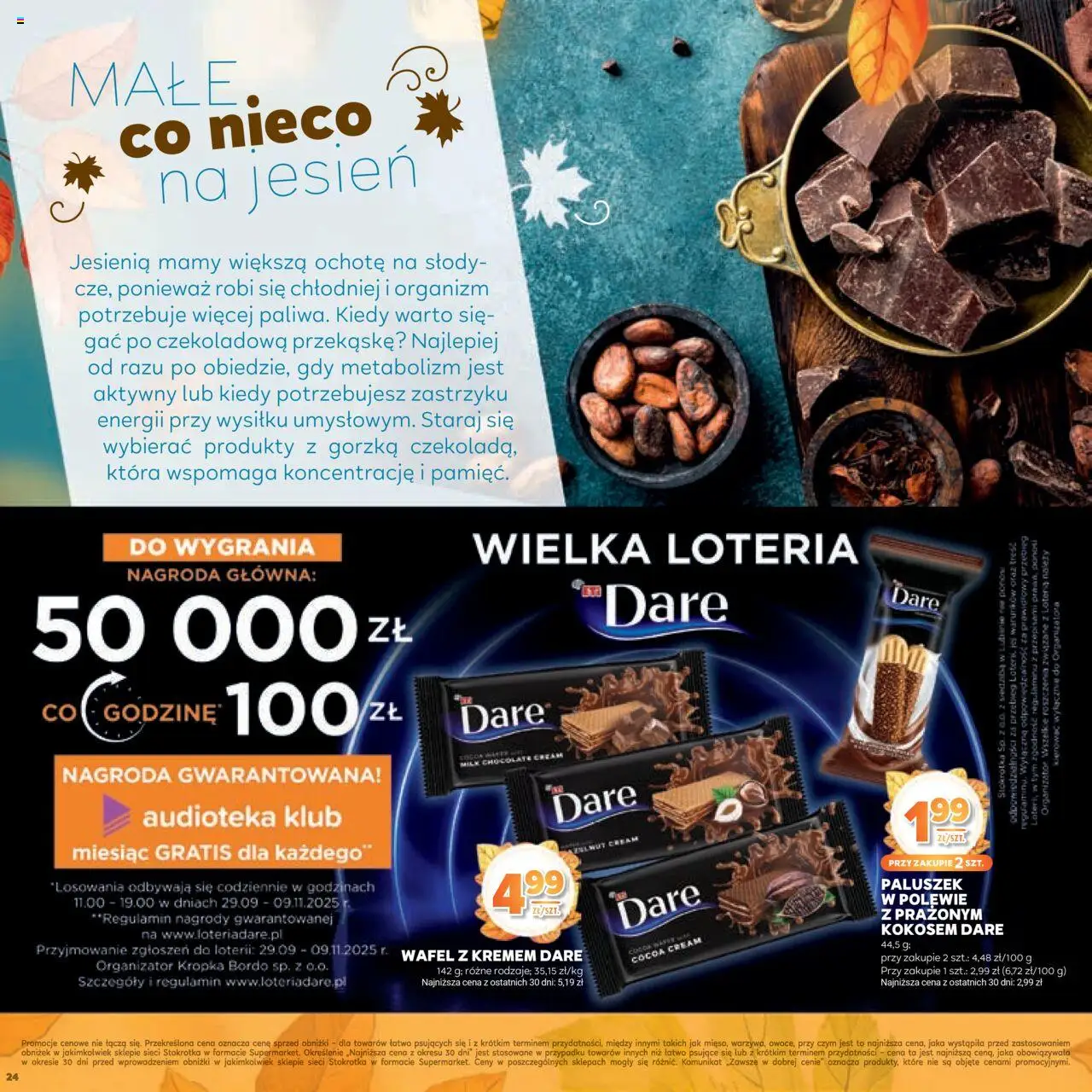 Stokrotka Gazetka - Jesiennie Inspiracje od 16.10.2025 | Strona: 24 | Produkty: Czekoladowa, Stokrotka