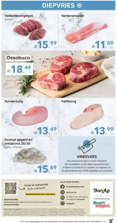 Bon Ap folder / publicité - Voorbeeld van een folder van Bon Ap, geldig van 07.01.2026 | Pagina: 11 | Producten: Scampi