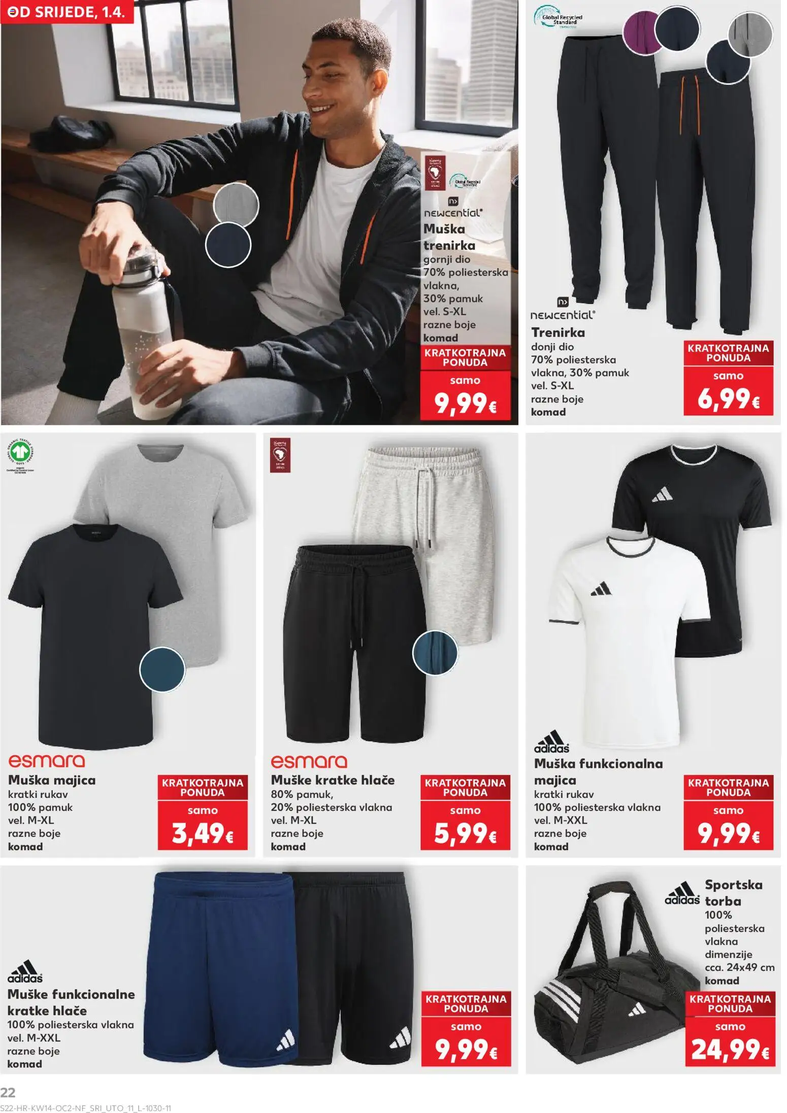 Kaufland HR akciós ujság - amely érvényes a következő dátumtól: 01.04.2026 | Oldal: 22