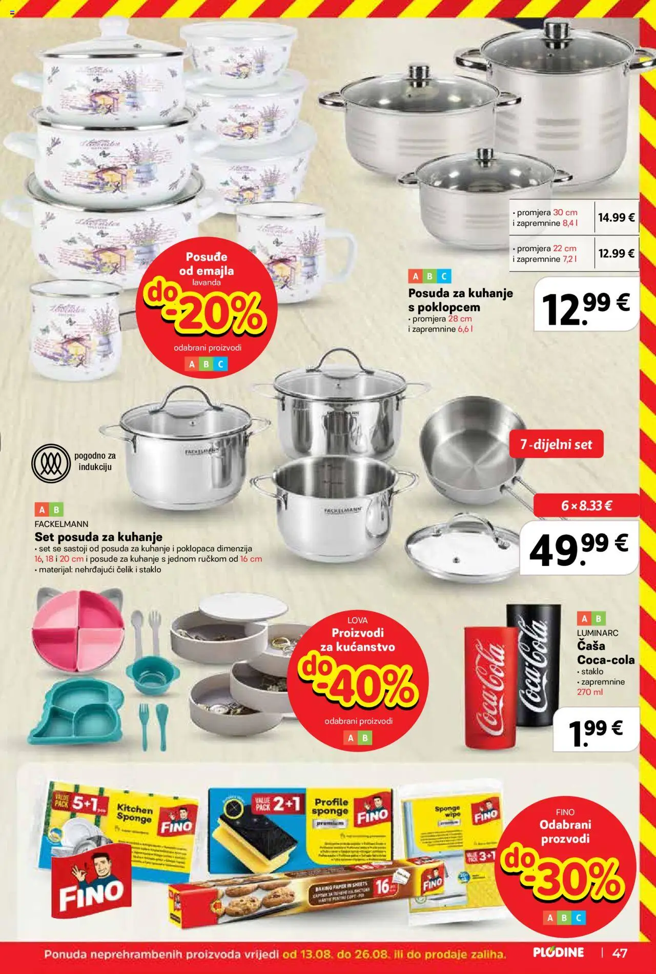 Plodine katalog | vrijedi od 20.08.2025 | Stranica: 47 | Proizvodi: Coca cola