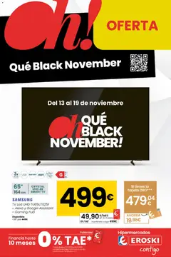 Vista previa Eroski - Black Friday válido desde el 13.11.2025