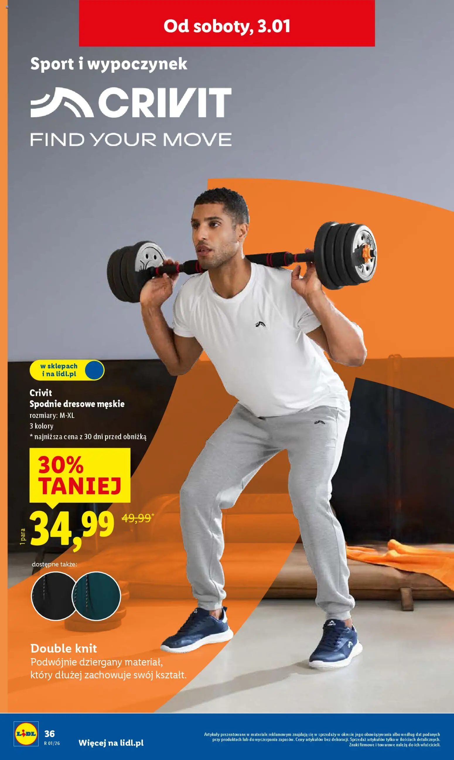 Lidl Katalog od 29.12.2025 | Strona: 42 | Produkty: Spodnie