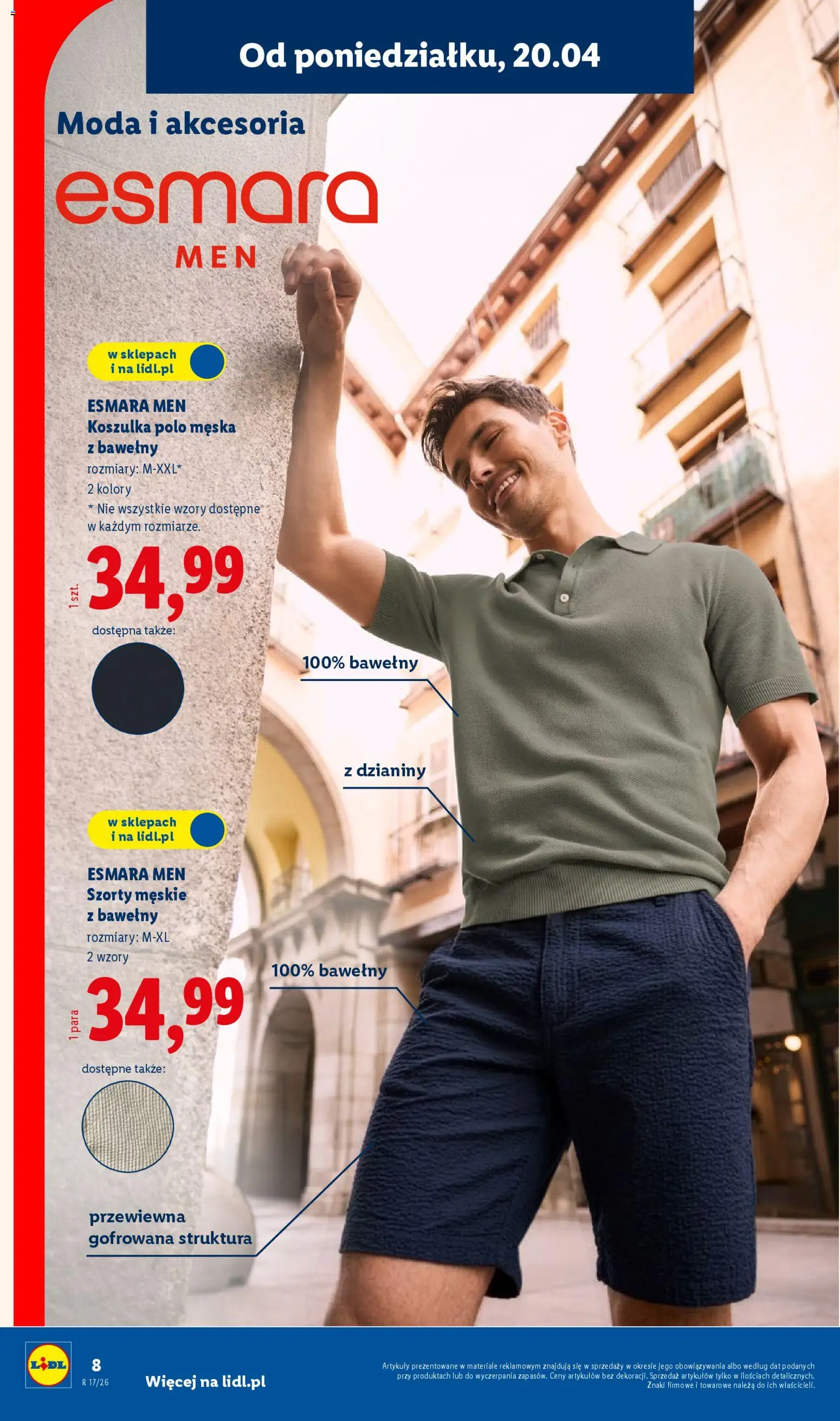 Lidl Katalog od 20.04.2026 | Strona: 6 | Produkty: Szorty