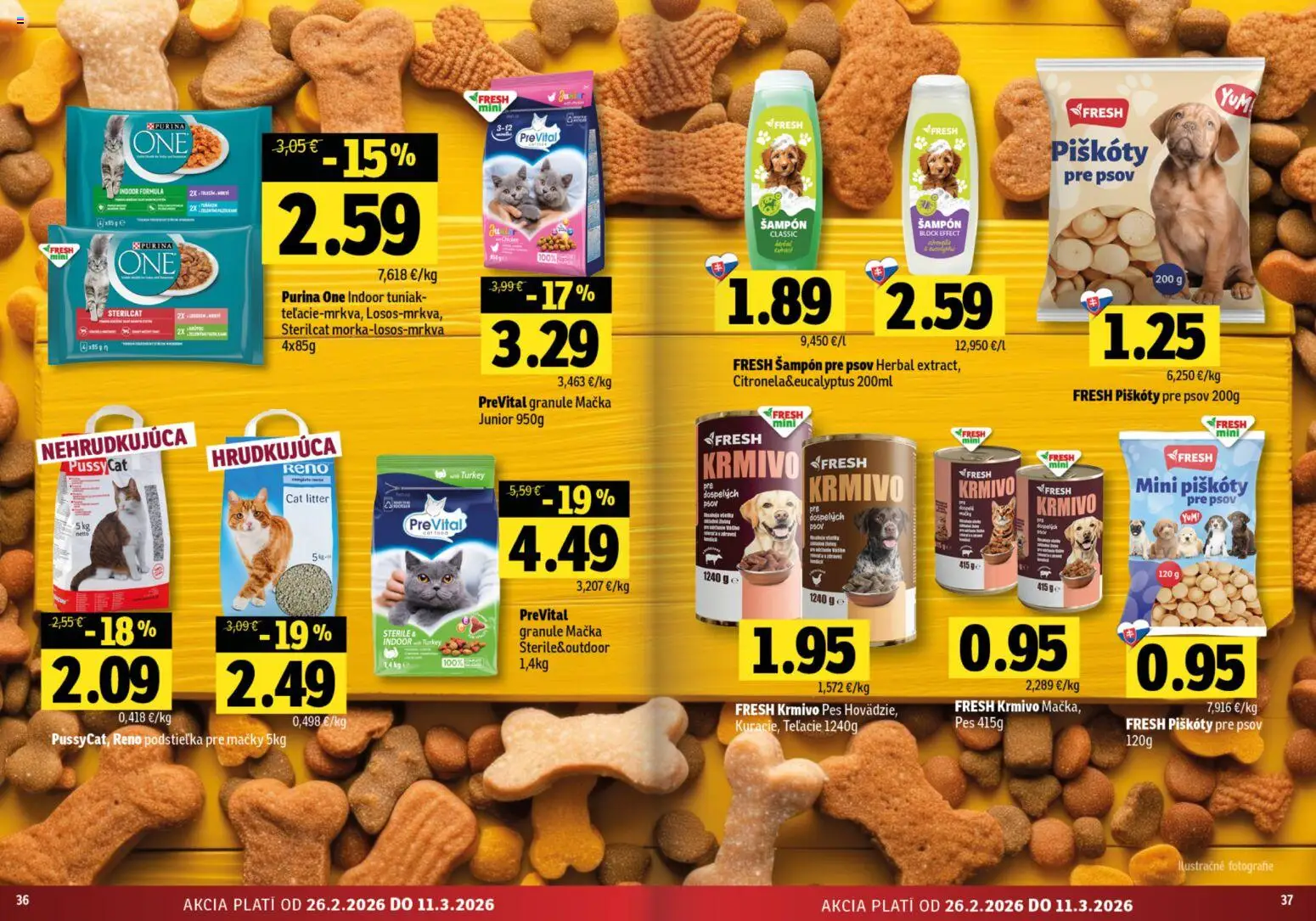 Nové Fresh akcie – leták je platný od 26.02.2026 | Strana: 19 | Produkty: Tuniak, Šampón