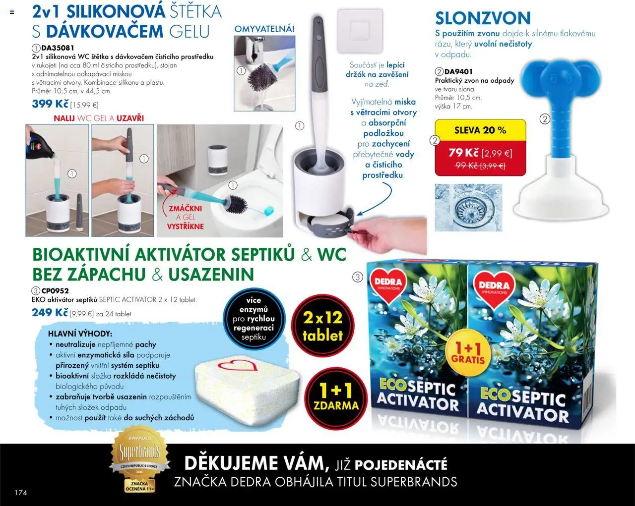 Dedra Katalog 8 2025 │ platný od 25.07.2025 | Strana: 74 | Produkty: Tablet, Wc