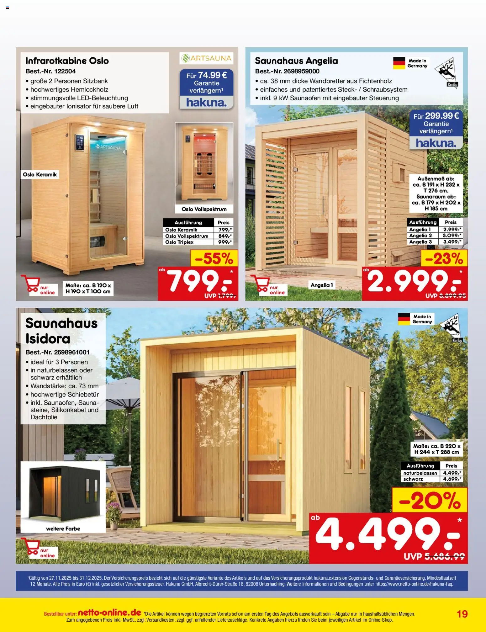 Netto Marken-Discount Online-Angebote Dezember – gültig ab 01.12.2025 | Seite: 19