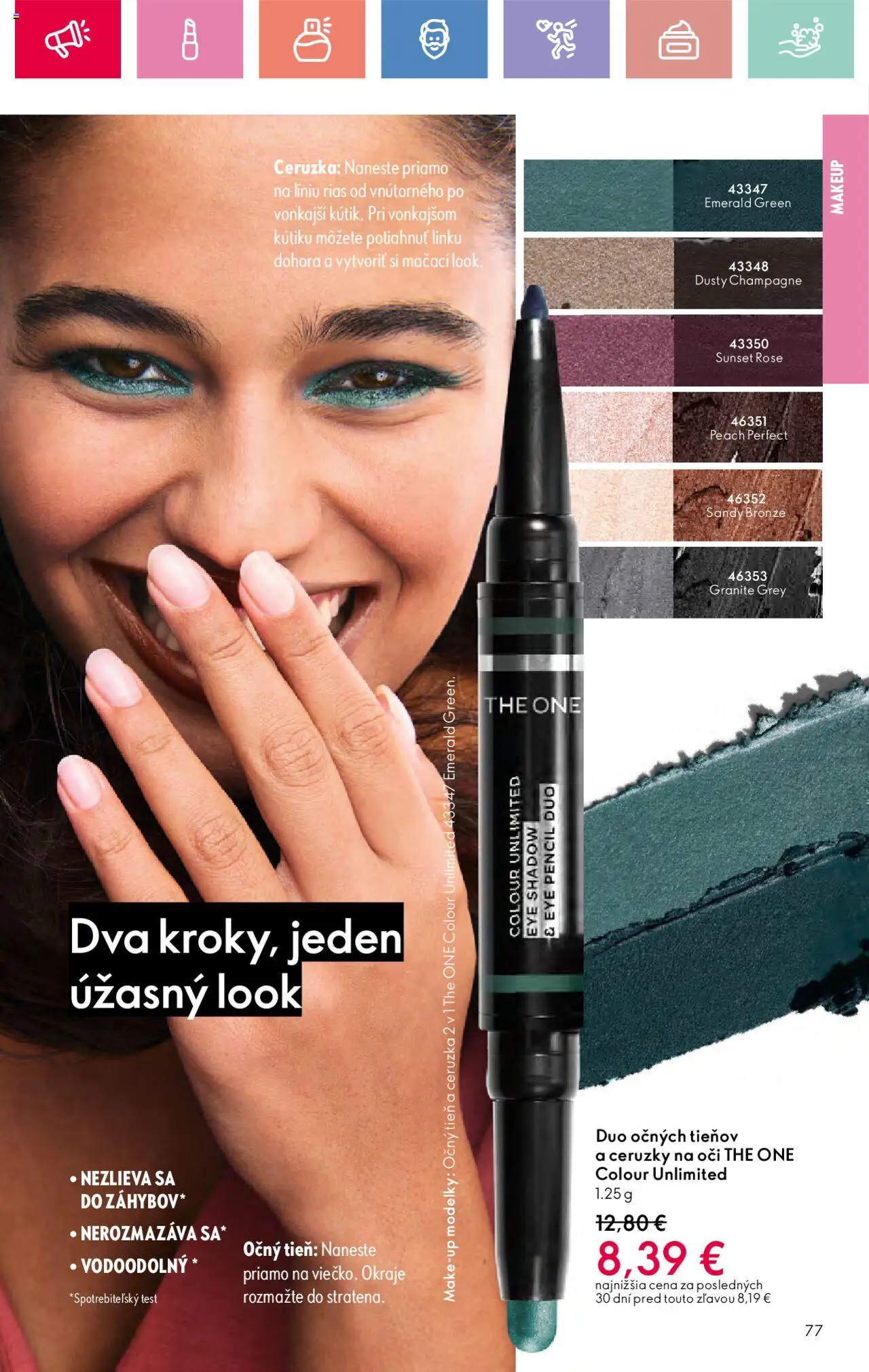 Katalóg Oriflame 9 2025 │ platný od 15.06.2025 | Strana: 77 | Produkty: Ceruzka