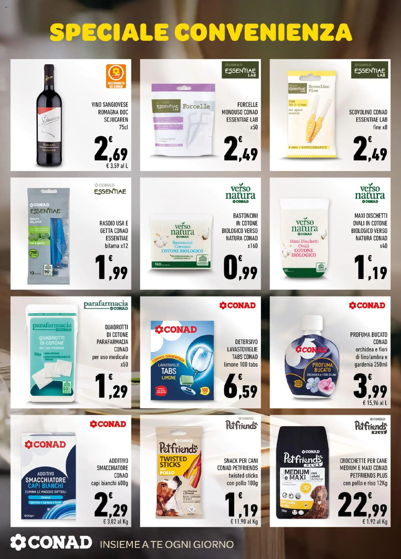 Volantino Conad del 04.03.2026 | Pagina: 7 | Prodotti: Tè, Limone, Lavastoviglie, Orchidea