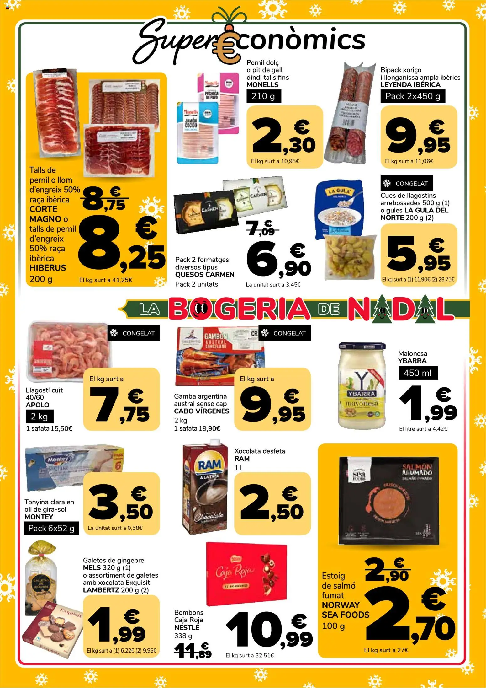 Supeco folleto │ válido desde el 18.12.2025 | Página: 2 | Productos: Chocolate, Οθόνη προβολής, Salmón ahumado, Gamba
