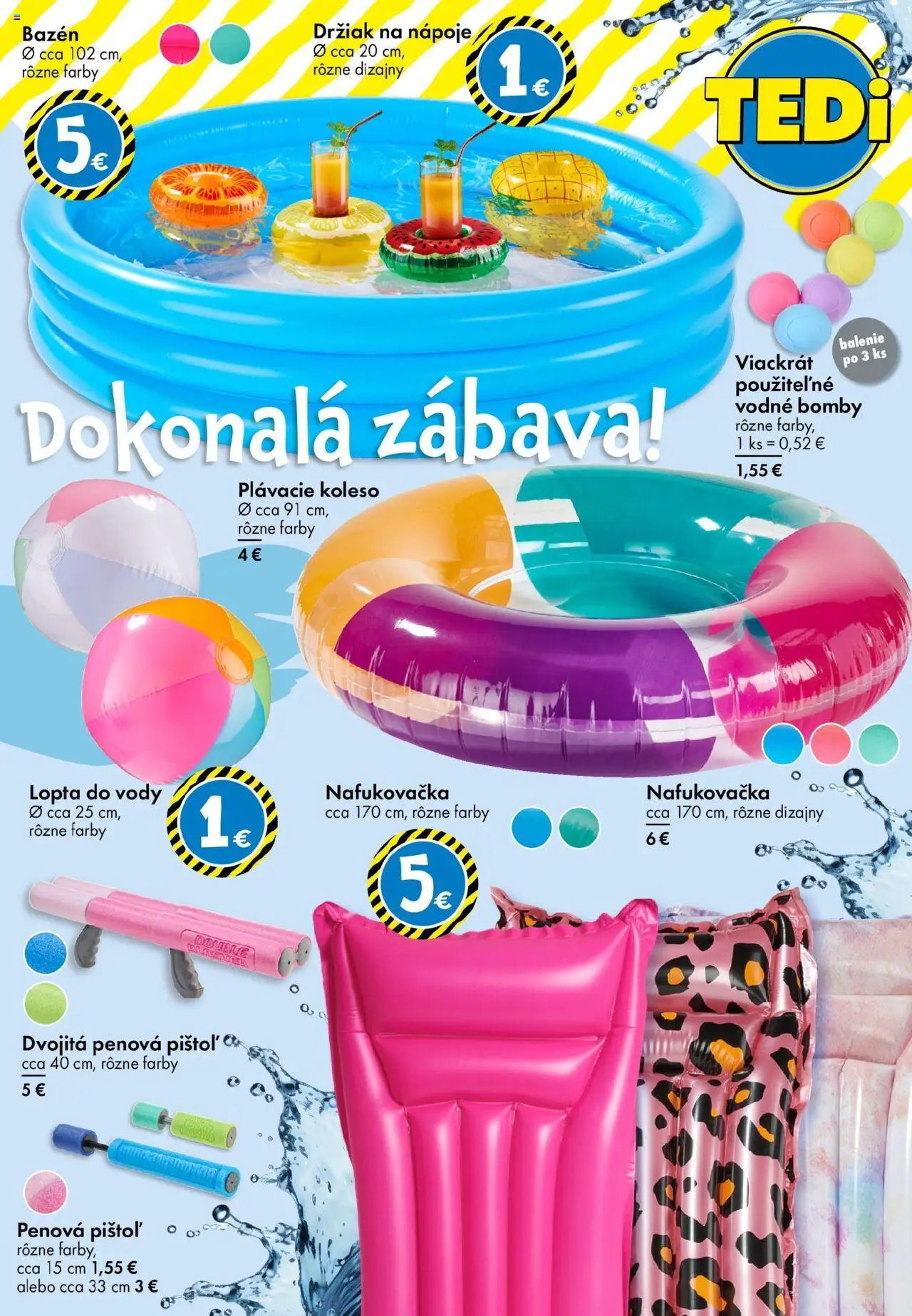 TEDi leták │ platný od 13.06.2025 | Strana: 13 | Produkty: Bazén, Lopta, Nafukovačka