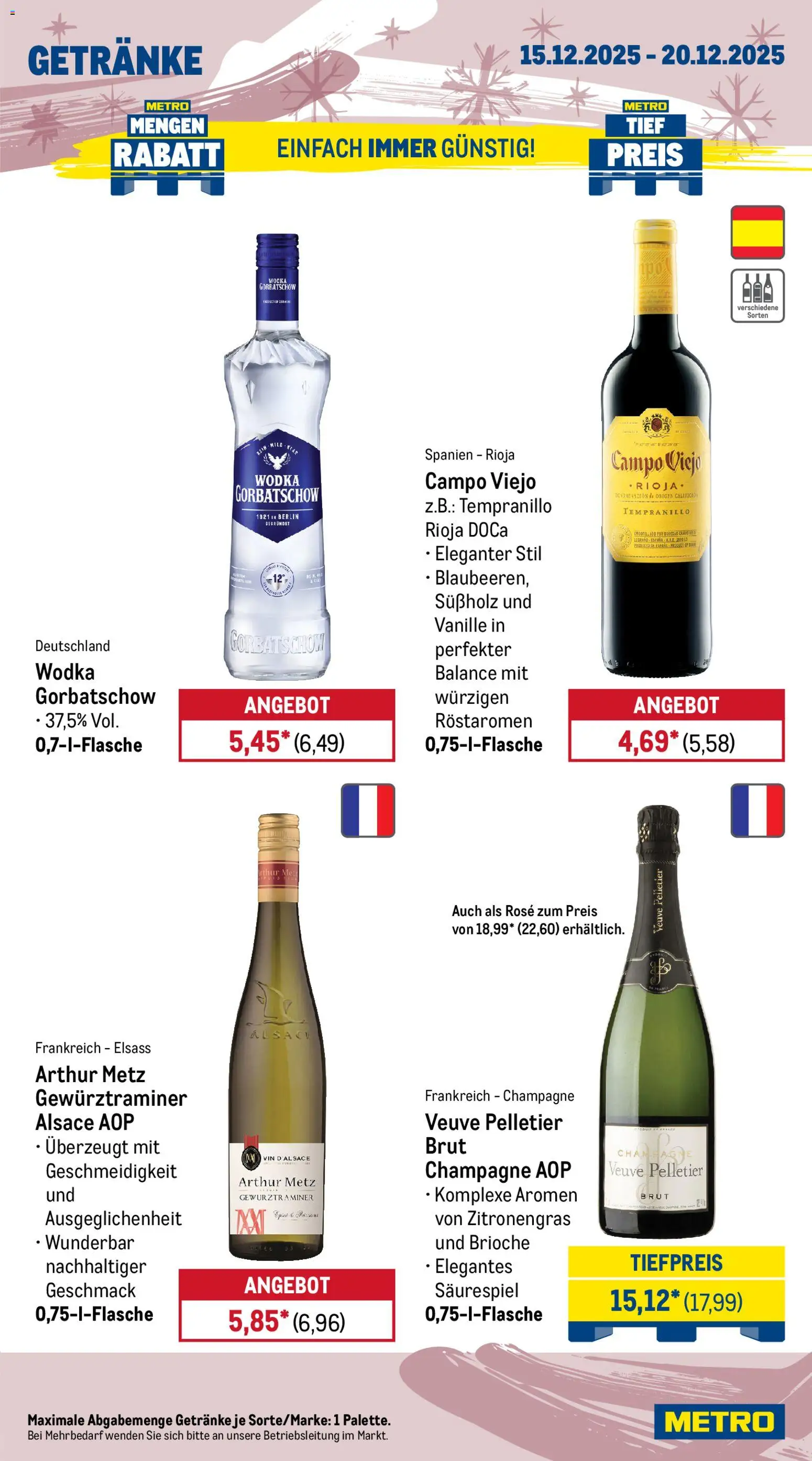 Metro Prospekt 	 – gültig ab 15.12.2025 | Seite: 17 | Produkte: Zitronengras, Wodka gorbatschow, Wodka