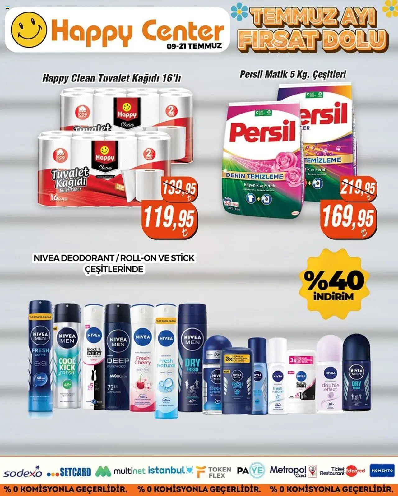 Happy Center Katalog - 09.07.2025 tarihinden itibaren geçerlidir | Sayfa: 23 | Ürünler: Tuvalet, Deodorant, Tuvalet kağıdı