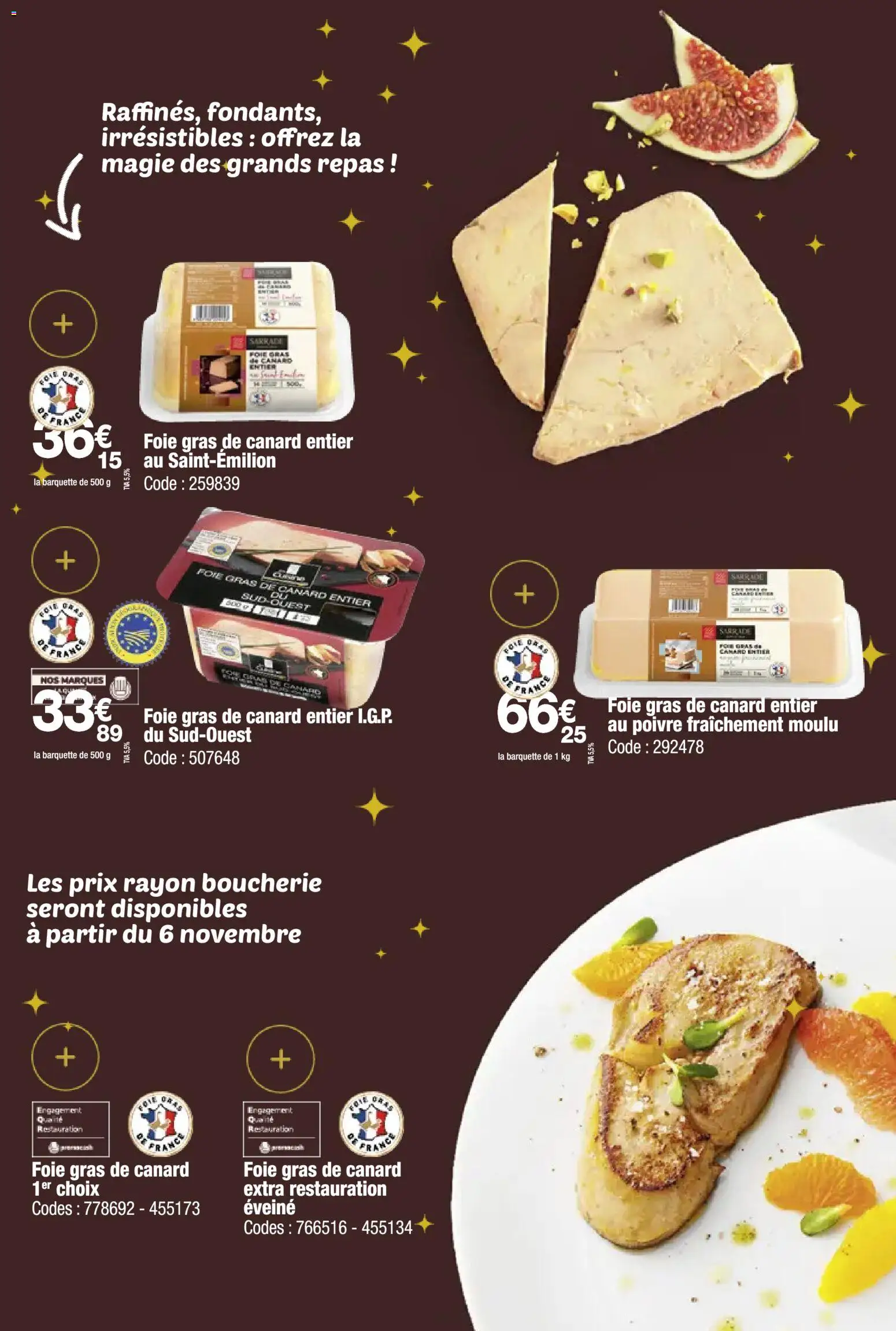 {H1} | Page: 35 | Produits: Foie Gras de Canard, Gras de canard entier, Foie gras de canard entier, Poivre