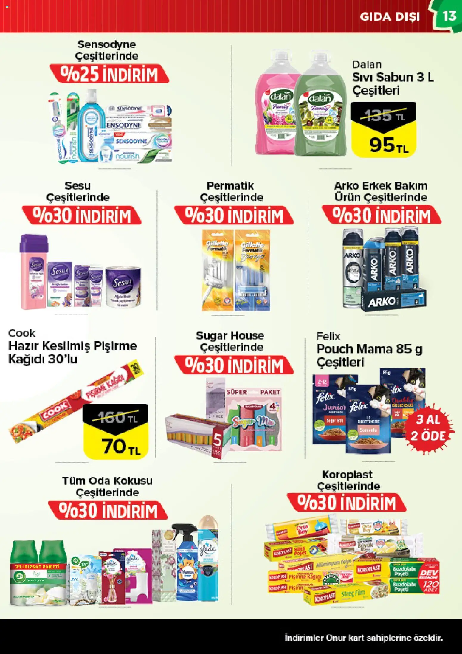 Onur Market Katalog - Bursa - 10.02.2026 tarihinden itibaren geçerlidir | Sayfa: 13