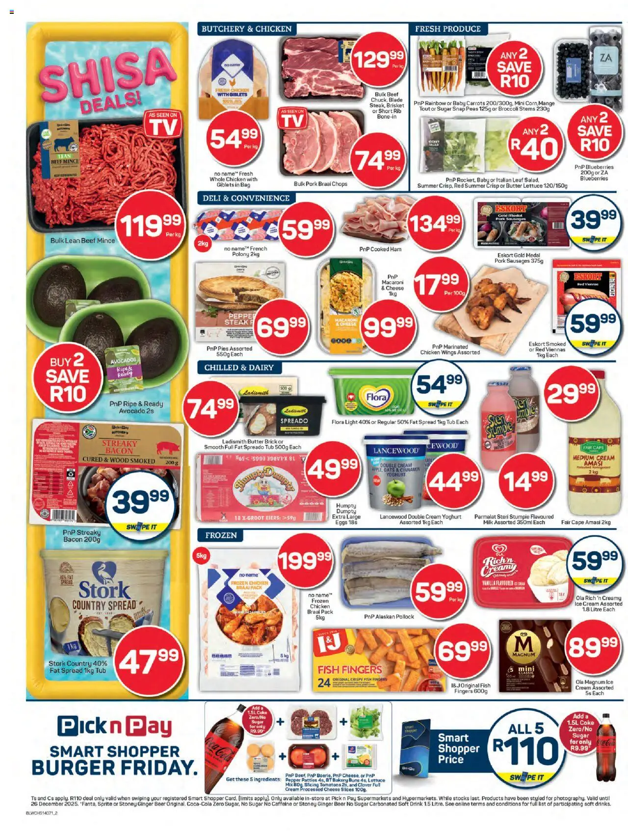 New Pick n Pay catalogue – valid from 08.09.2025 | Page: 2 | Products: Milk, Eggs, Carrots, Cream