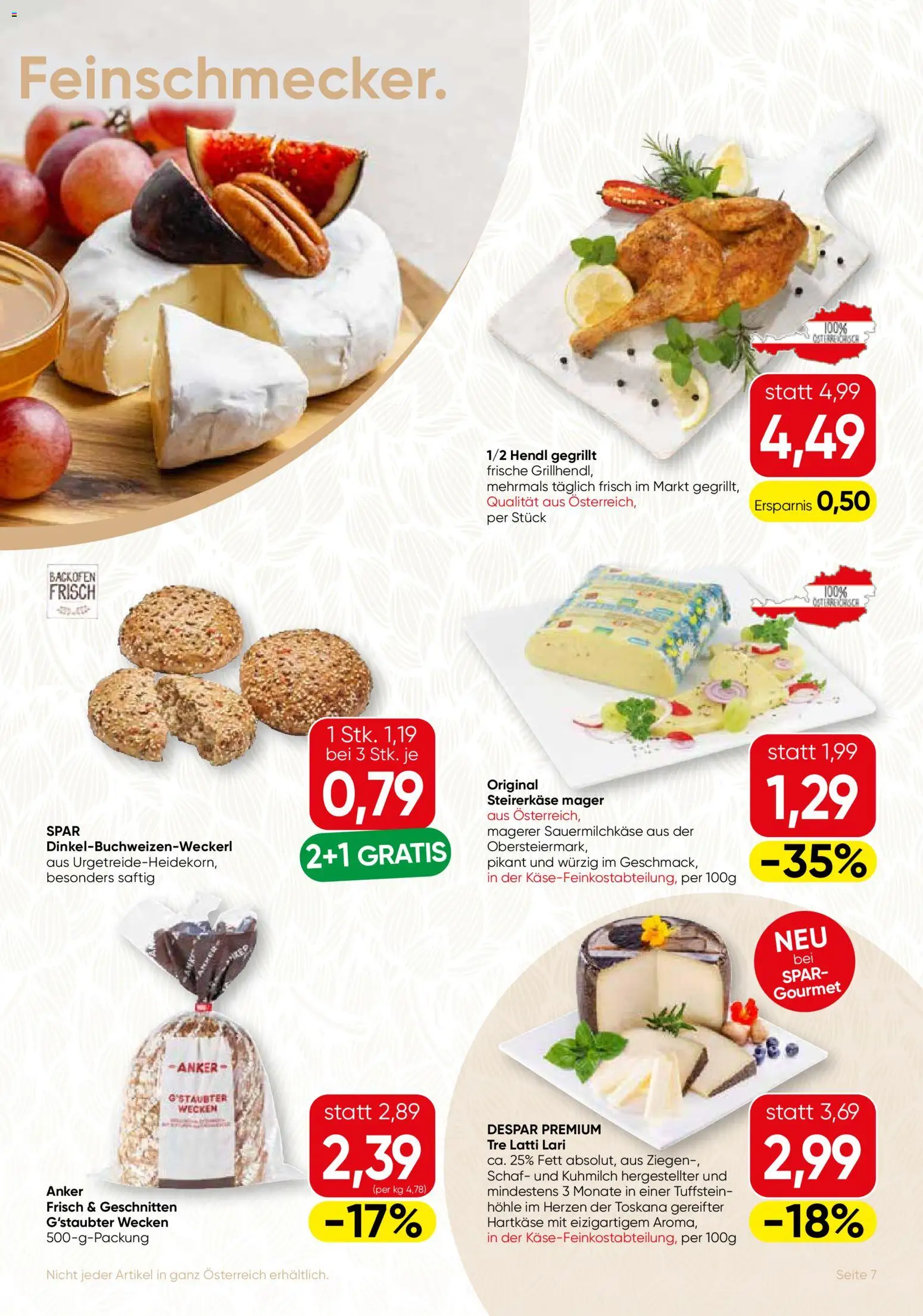 SPAR Gourmet Flugblatt - Burgenland gültig ab 02.01.2026 | Seite: 7