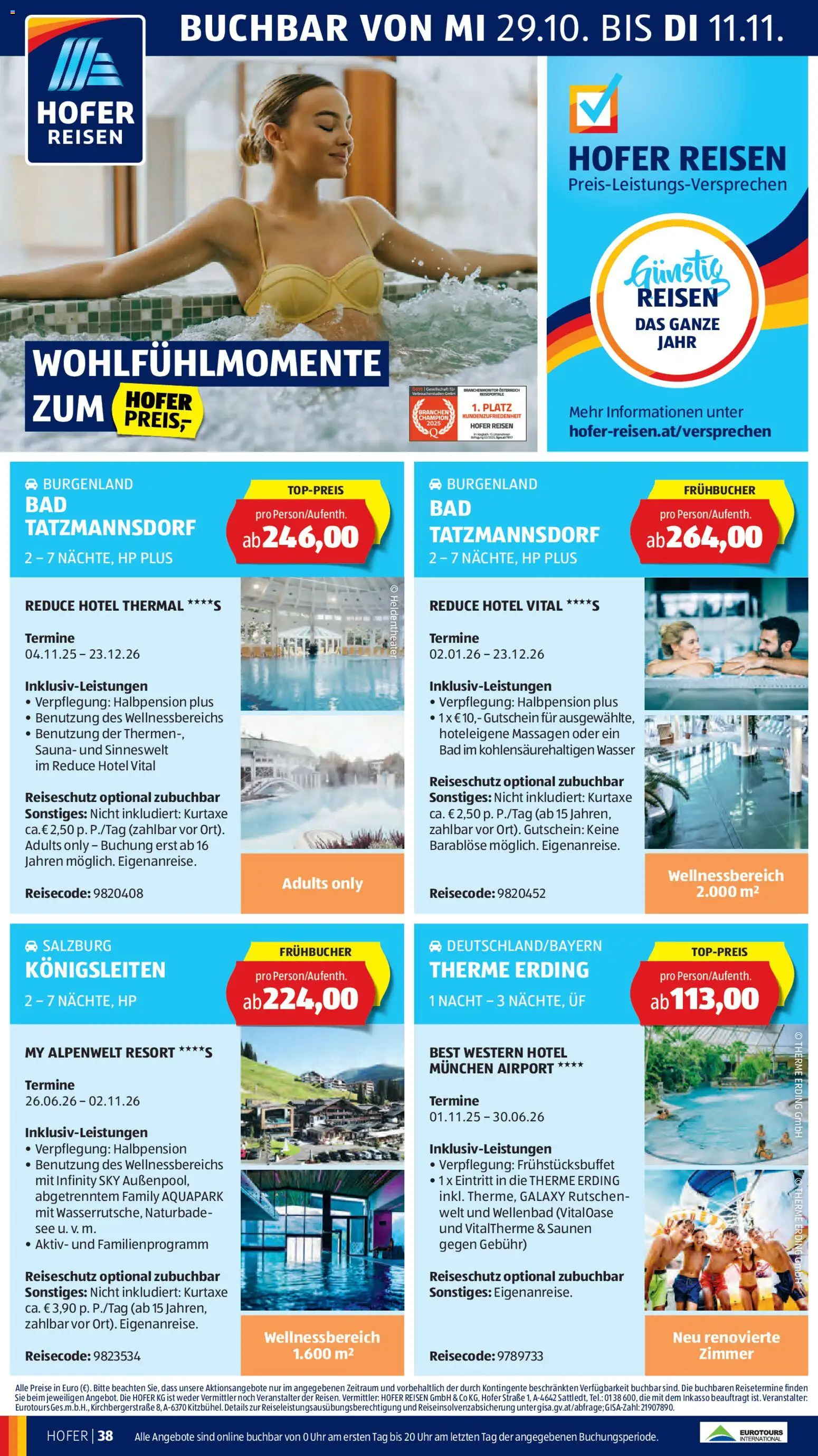 Hofer AT akciós ujság - amely érvényes a következő dátumtól: 31.10.2025 | Oldal: 42