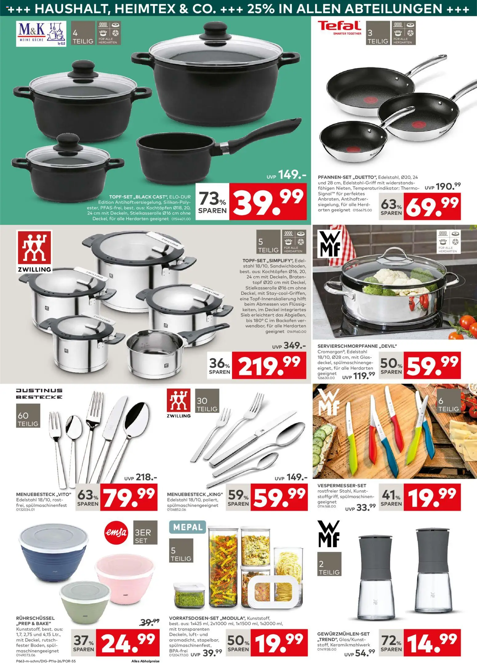 Porta! Haushalt, Heimtex & Co. – gültig ab 01.03.2026 | Seite: 4 | Produkte: Herd, Küche, Backofen