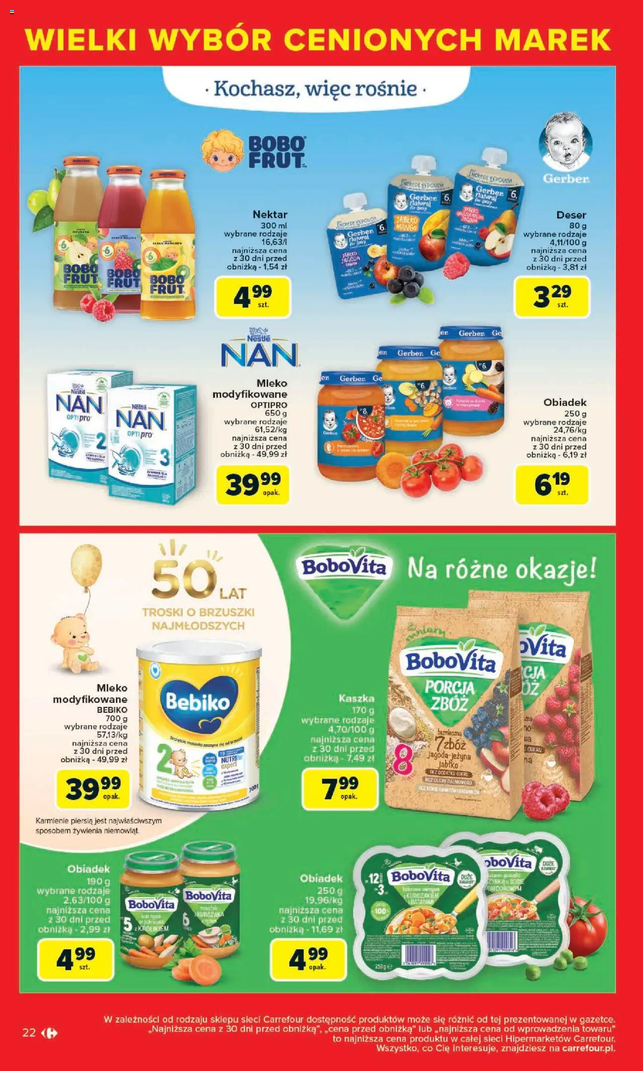 Carrefour Gazetka - Cenione marki, super ceny od 04.08.2025 | Strona: 22 | Produkty: Mango, Mleko