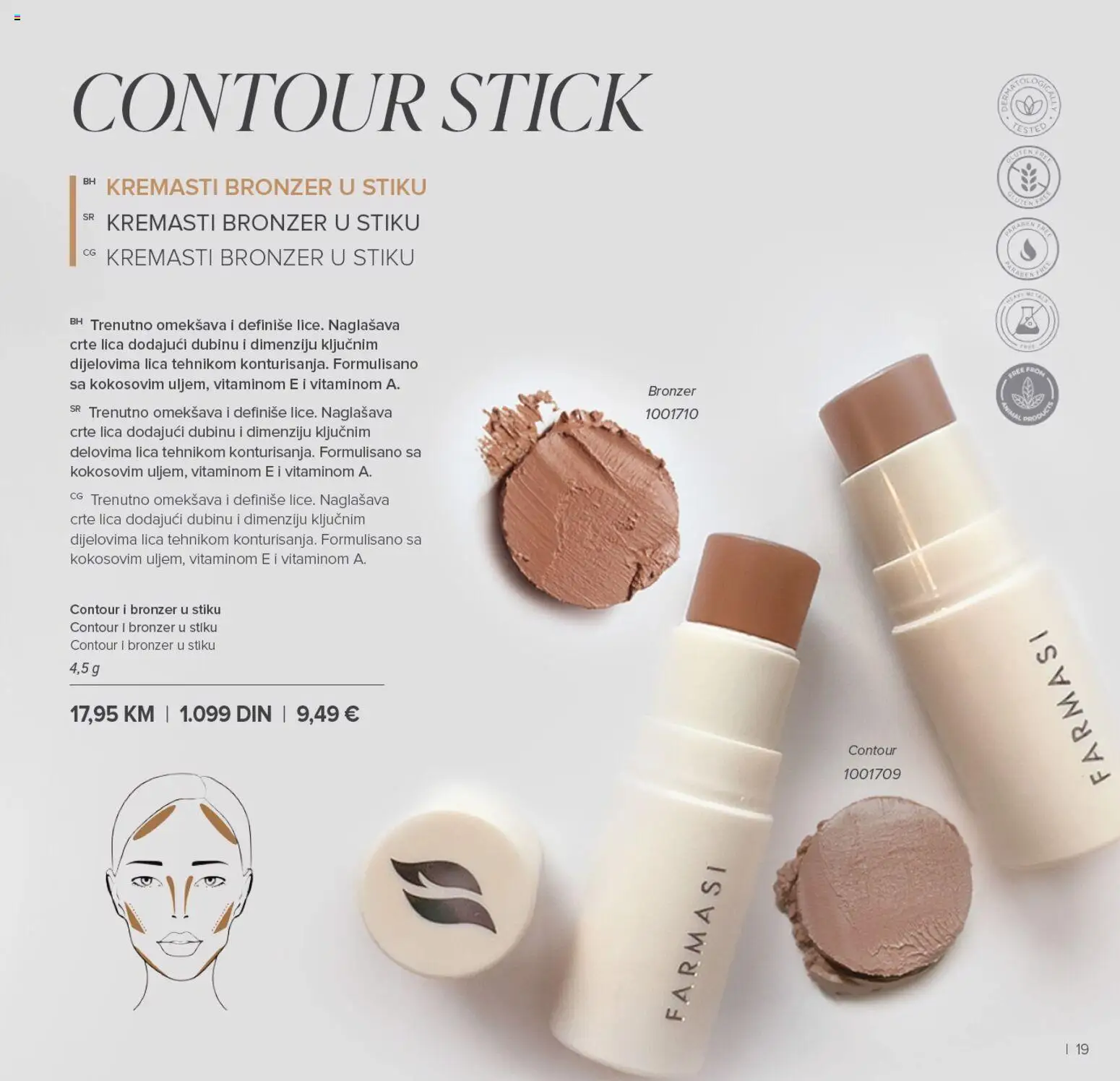 Farmasi katalog - važi od 01.01.2026 | Strana: 19 | Proizvode: Bronzer