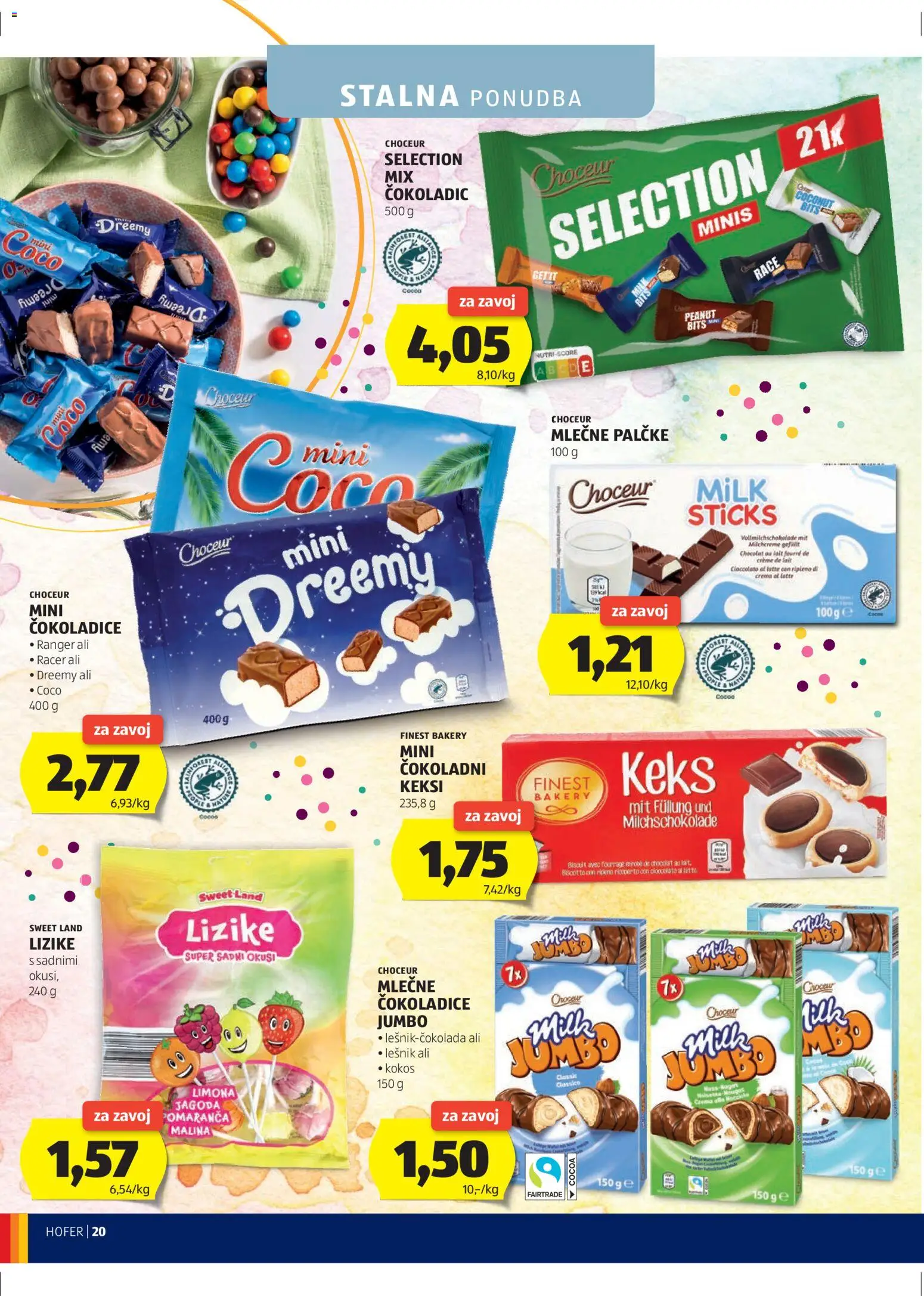 Novi Hofer katalog ponudbe – veljaven od 04.02.2026 | Stran: 20 | Izdelki: Keksi, Limona