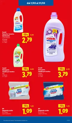 Anteprima del volantino Lidl Ribassi Marzo catalogo valido a partire dal 01.03.2026 | Pagina: 15 | Prodotti: Detergente, Bicarbonato, Lime, Lavanda