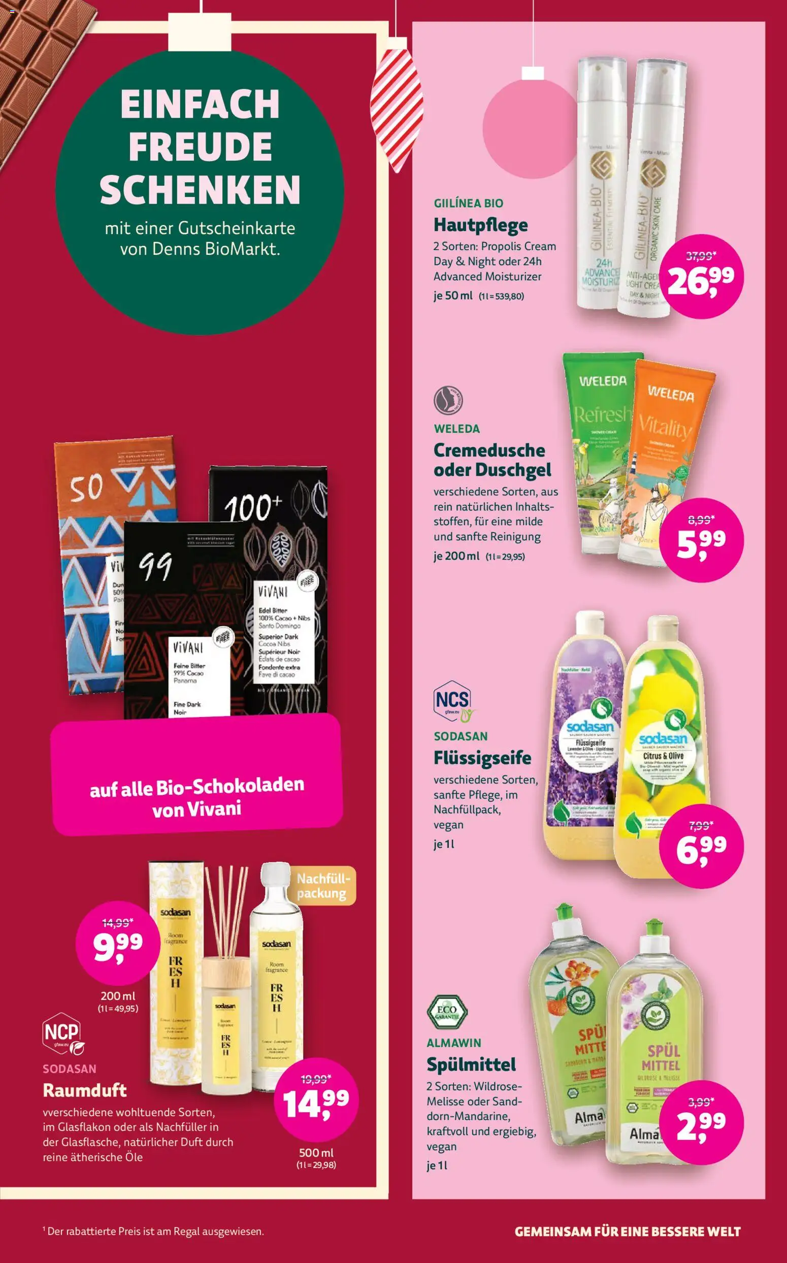 Denns BioMarkt Angebote gültig ab 17.12.2025 | Seite: 13 | Produkte: Regal, Duft, Duschgel