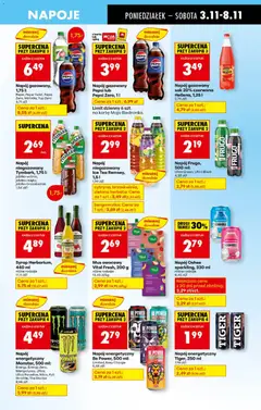 Pogląd oferty "Napój energetyczny Monster, 500 ml: Energy, Energy Zero, Mango Loco, Ultra, Ultra Paradise, Nitro, Full throttle, The Doctor" - ważna od 03.11.2025 | Strona: 67