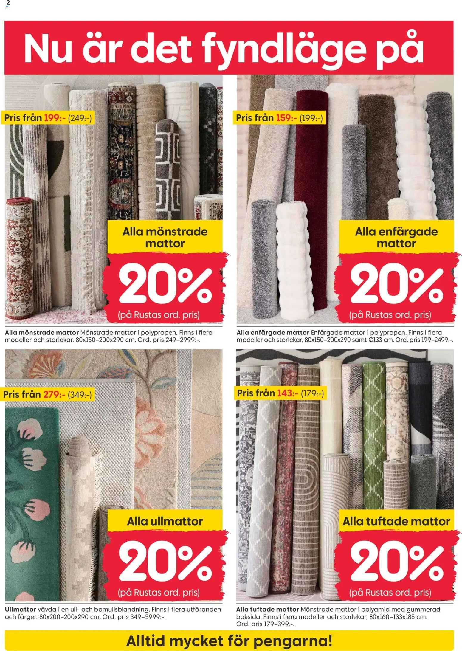 Rusta reklamblad aktuell från 02.03.2026 | Sida: 2