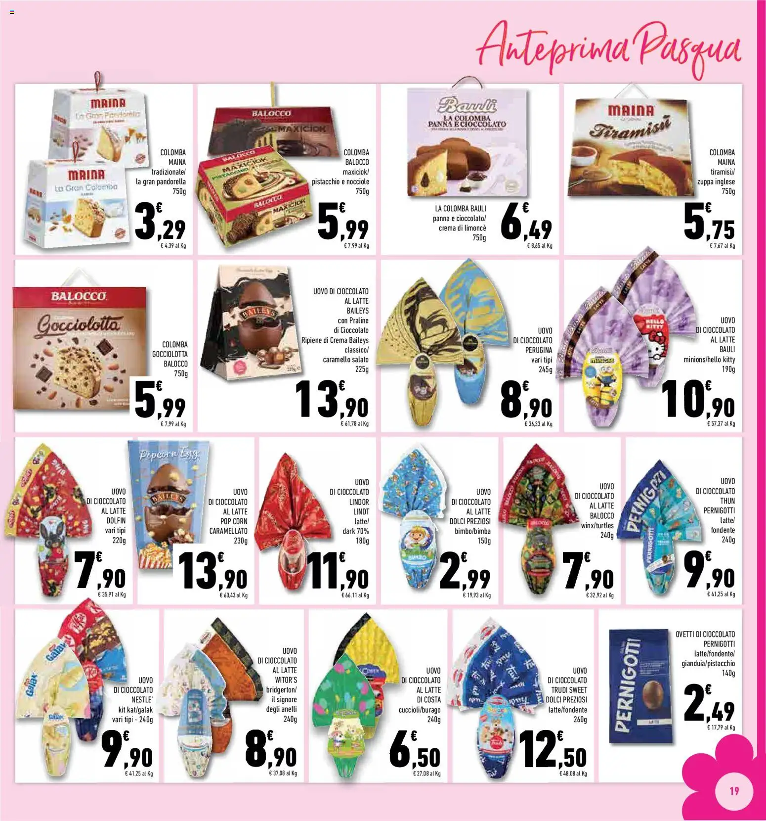 Volantino Conad del 11.03.2026 | Pagina: 19 | Prodotti: Crema, Panna, Latte, Pop corn