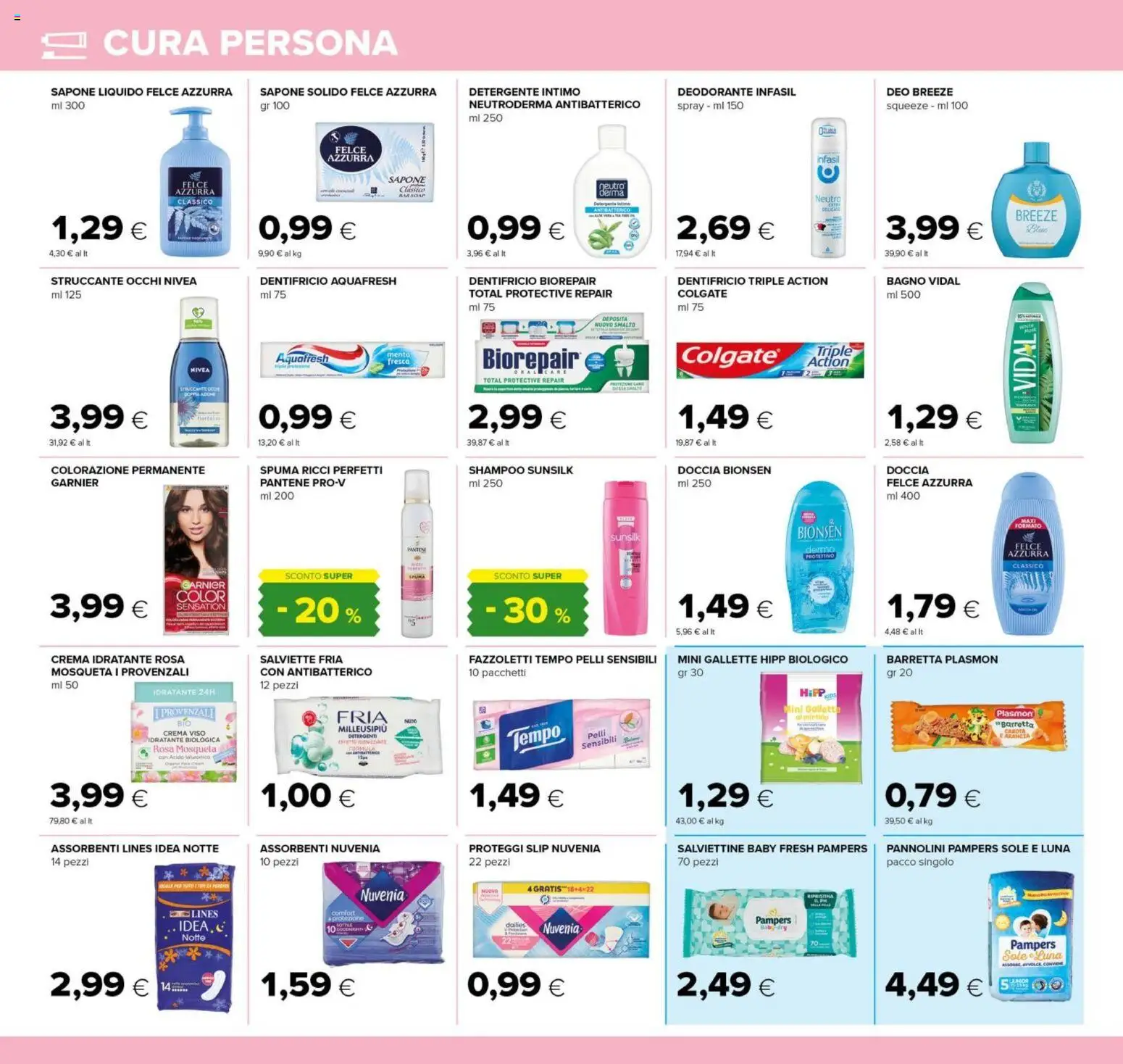 Volantino Tigre del 07.04.2026 | Pagina: 18 | Prodotti: Sapone, Deodorante, Dentifricio, Slip