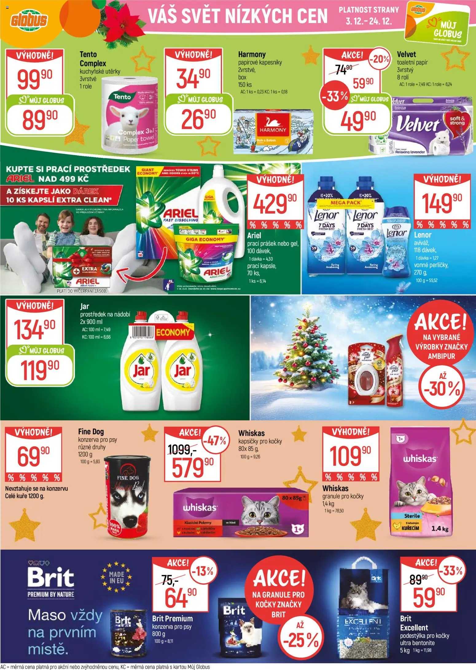 Globus leták - Praha-Štěrboholy  od 03.12.2025 | Strana: 41 | Produkty: Lenor, Globus, Kuchyňské utěrky, Papírové kapesníky