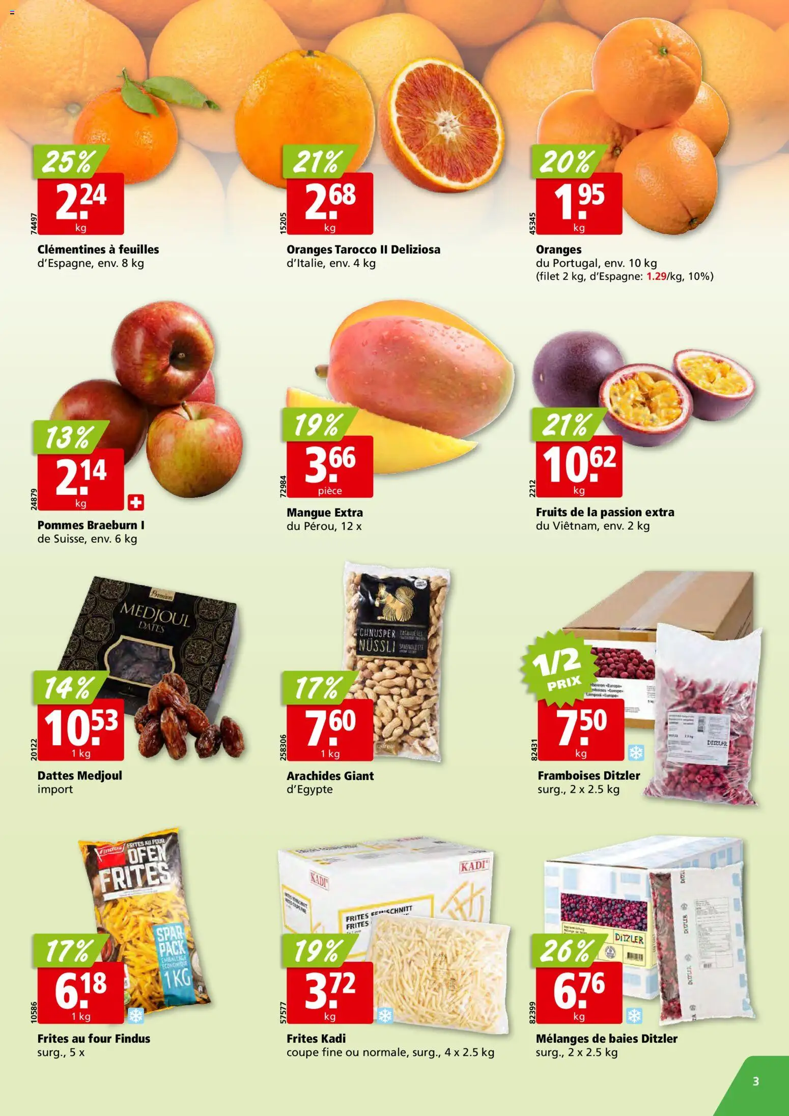 Aligro Aktionen Chavannes, Matran, Genève, Sion – gültig ab 15.12.2025 | Seite: 3 | Produkte: Ofen