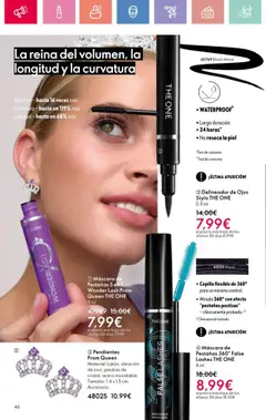 Oriflame - Catálogo Campaña 10 │ válido desde el 13.07.2025 | Página: 46 | Productos: Cepillo, Máscara, Delineador de ojos, Delineador